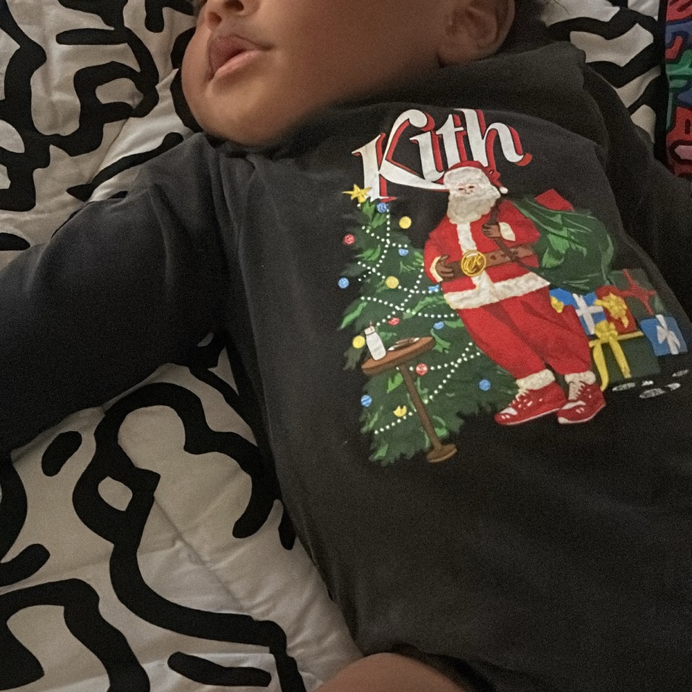 Kith: Kithmas Baby Santa Vintage Onesie